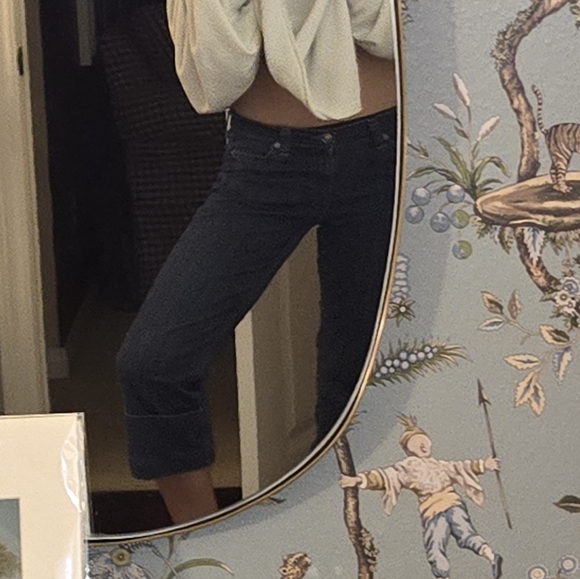 Women's Dark Blue Jeans - Picture 1 of 4